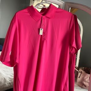 Adidas large golf shirt never worn with tags on